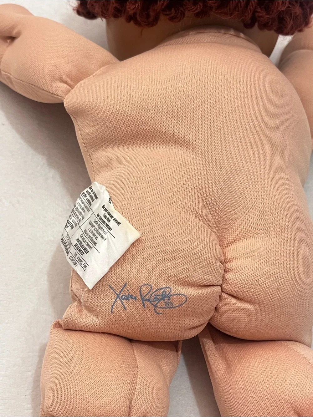Vintage Cabbage Patch Doll Classic Soft-Body Curly Hair Boy 1978 1982